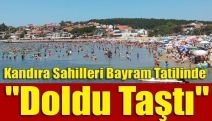 Kandıra sahilleri bayram tatilinde "doldu taştı"