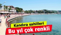 Kandıra sahilleri bu yıl çok renkli