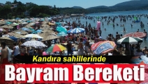 Kandıra sahillerinde bayram bereketi