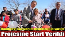 Kandıra’yı Seviyorum Bisiklete Biniyorum projesine start verildi