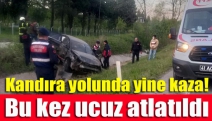 Kandıra yolunda yine kaza! Bu kez ucuz atlatıldı