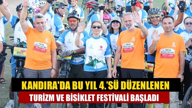 Kandıra'da bu yıl 4.’sü düzenlenen Turizm ve Bisiklet Festivali başladı