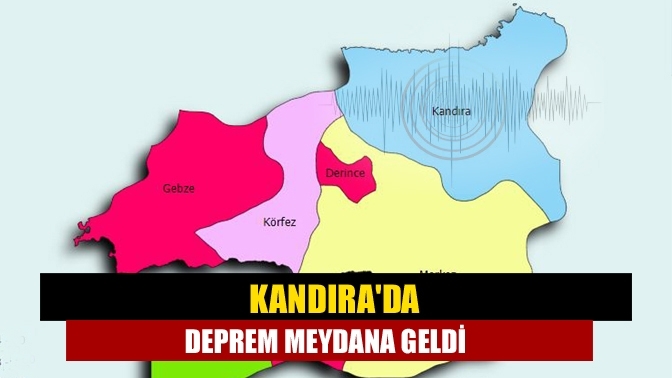 Kandıra'da deprem meydana geldi