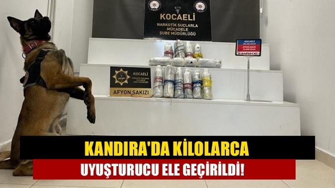 Kandıra'da kilolarca uyuşturucu ele geçirildi!