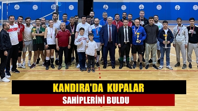 Kandıra'da kupalar sahiplerini buldu