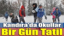 Kandıra'da okullar bir gün tatil