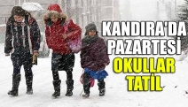 Kandıra'da Okullar Tatil