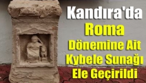 Kandıra'da Roma dönemine ait Kybele sunağı ele geçirildi