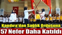 Kandıra'dan sağlık ordusuna 57 nefer daha katıldı