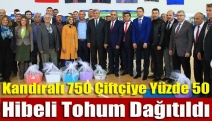 Kandıralı 750 çiftçiye yüzde 50 hibeli tohum dağıtıldı