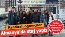 Kandıralı öğrenciler Almanya’da staj yaptı