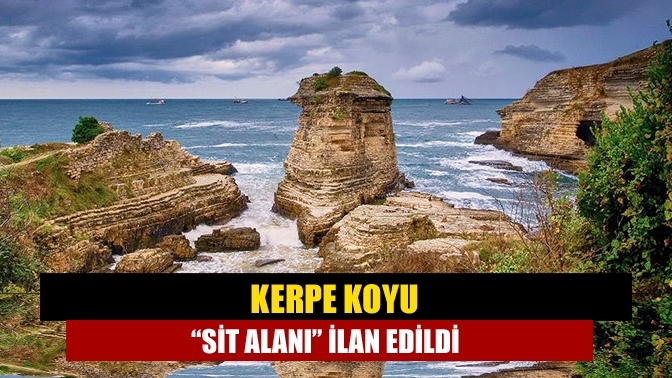 Kerpe Koyu “sit alanı” ilan edildi