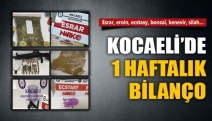 Kocaeli’de 1 haftalık bilanço