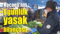 Kocaeli'nin 1 günlük yasak bilançosu