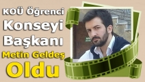 KOÜ Öğrenci Konseyi başkanı Metin Geldeş oldu