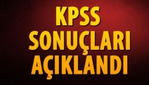 KPSS sonuçları açıklandı