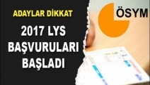 LYS başvuruları başladı