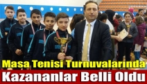 Masa tenisi turnuvalarında kazananlar belli oldu