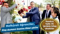 Mefkûreli öğrenciler, kitap okumanın önemine dikkat çektiler