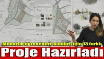 Mimarlık öğrencileri, Kandıra için 13 farklı proje hazırladı