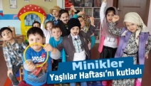 Minikler Yaşlılar Haftası’nı kutladı