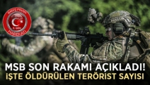 MSB son rakamı açıkladı! İşte öldürülen terörist sayısı