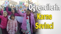 Öğrencilerin karne sevinci