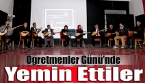 Öğretmenler Günü’nde yemin ettiler