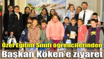 Özel Eğitim Sınıfı öğrencilerinden Başkan Köken’e ziyaret