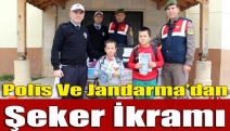 Polis ve Jandarma’dan şeker ikramı