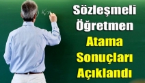 Sözleşmeli öğretmen atama sonuçları açıklandı