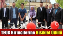 TEOG birincilerine bisiklet ödülü