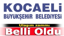 Ulaşım zammı belli oldu