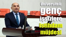 Üniversiteli genç işsizlere istihdam müjdesi