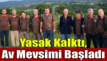 Yasak kalktı, av mevsimi başladı