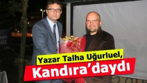 Yazar Talha Uğurluel, Kandıra’daydı