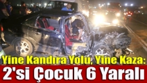 Yine Kandıra Yolu, Yine Kaza: 2'si Çocuk 6 Yaralı