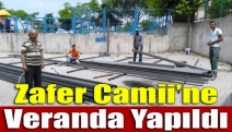 Zafer Camii’ne veranda yapıldı