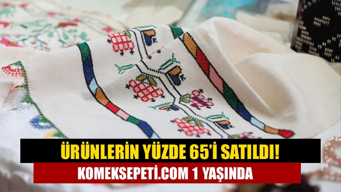 Ürünlerin yüzde 65’i satıldı! Komeksepeti.com 1 yaşında