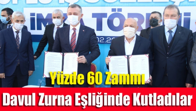 Yüzde 60 zammı davul zurna eşliğinde kutladılar