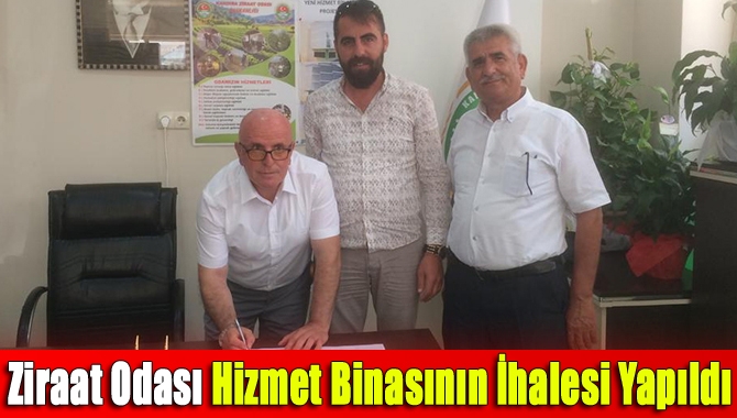 Ziraat Odası hizmet binasının ihalesi yapıldı