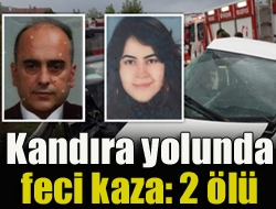 İzmit-Kandıra yolu Çubukluosmaniye köyü mevkiinde meydana gelen kazada 2 kişi