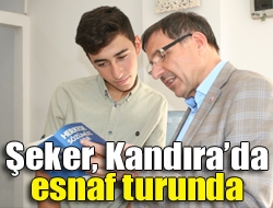 AK Parti Kocaeli Milletvekili İlyas Şeker, Kandıra esnafını ziyaret ederek