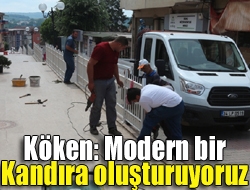 Binlerce turisti misafir eden Kandırada, ilçeye estetik görünüm kazandırılması için