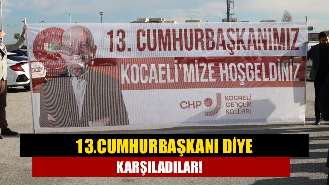 İzmit’e gelen CHP Lideri Kemal Kılıçdaroğlu, TEM Körfez dinlenme tesislerinde