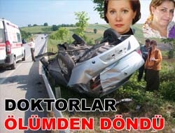 Doktorlar ölümden döndü Kandıra’da içinde 4 bayan doktor ve 1 ilaç mümessilinin bulunduğu