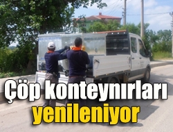 Kandıra Belediyesi Temizlik İşleri Müdürlüğü yeni çöp konteynırlarını vatandaşın kullanımına