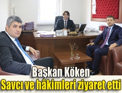 Kandıra Belediye Başkanı Ünal Köken, ilçeye yeni atanan savcı ve
