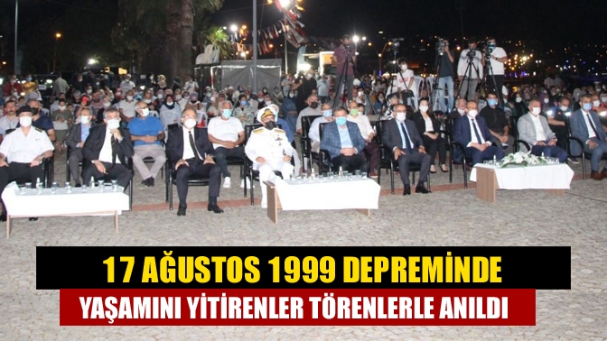 17 Ağustos 1999 tarihinde yaşanan Gölcük Depremi'nde hayatını kaybeden vatandaşlar