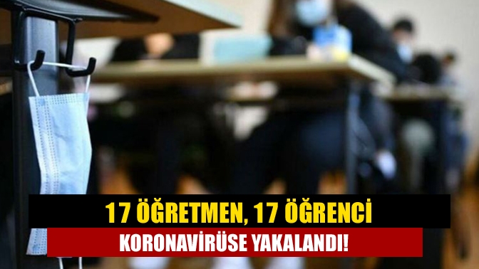 Kocaeli’de okullardaki koronavirüs tablosunda geçen hafta en az 17 öğretmen,